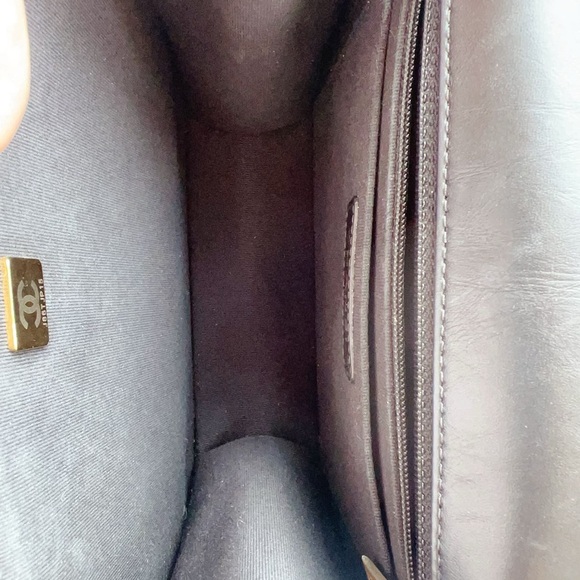 Chanel Mini Flap Black Aged Calfskin Bag - Picture 6 of 10